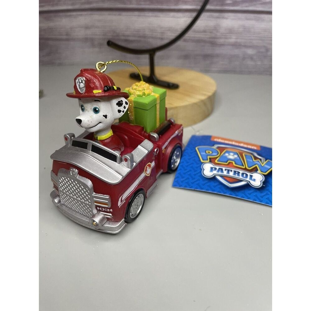 Kurt Adler KSA Paw Patrol Fire Marshall truck Christmas ornament Nickelodeon New